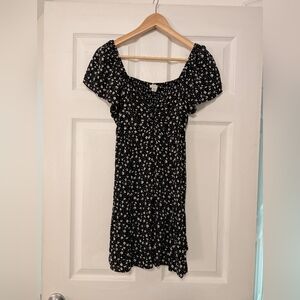 American Eagle Outfitters Black Floral Mini Dress